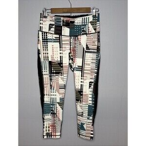 Victoria Sport Medium Multicolor Knockout Capri Leggings Womens